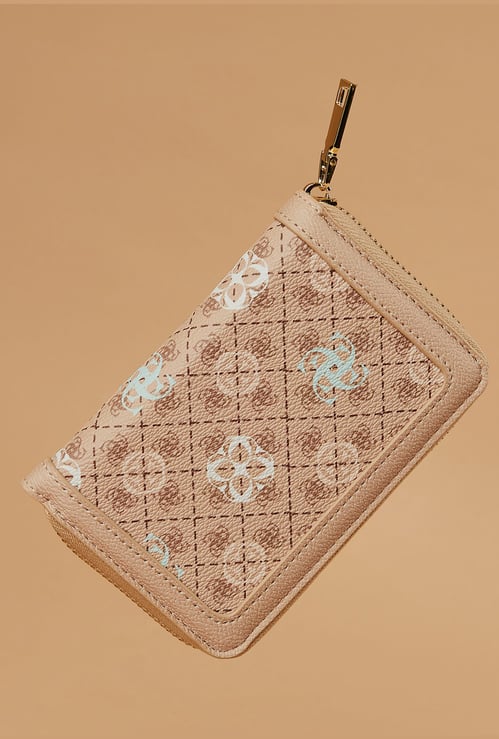 GINGER Printed Zip-Around Wallet