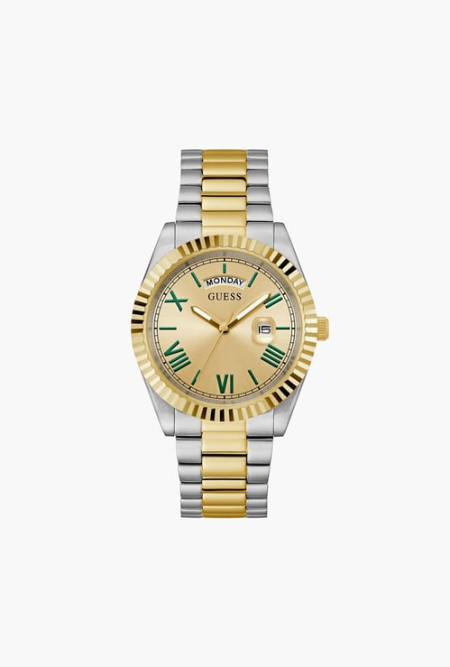 GUESS Analog Watch with Recycled Steel Strap - GW0265G14