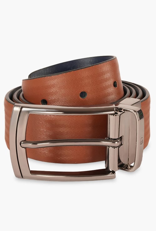 UNITED COLORS OF BENETTON Textured Reversible Belt