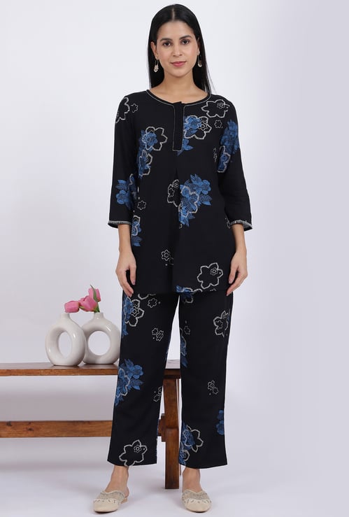 W Floral Print Co-Ord Set