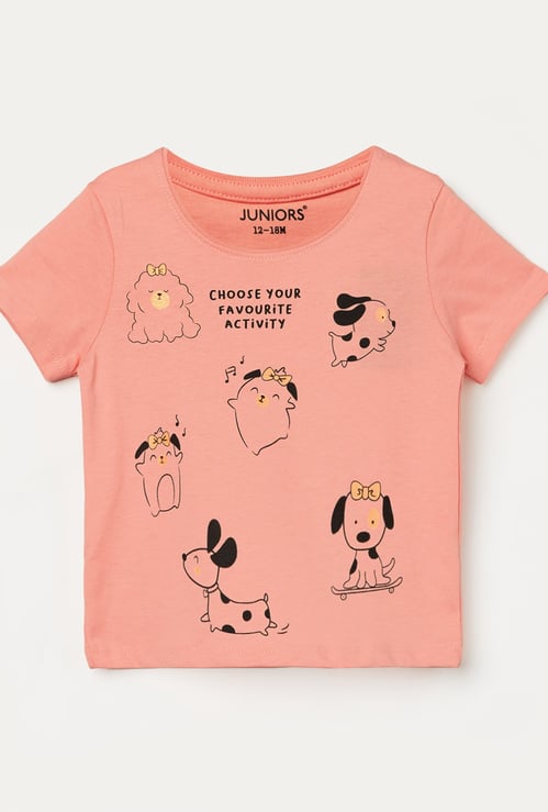 JUNIORS Girls Printed T-shirt