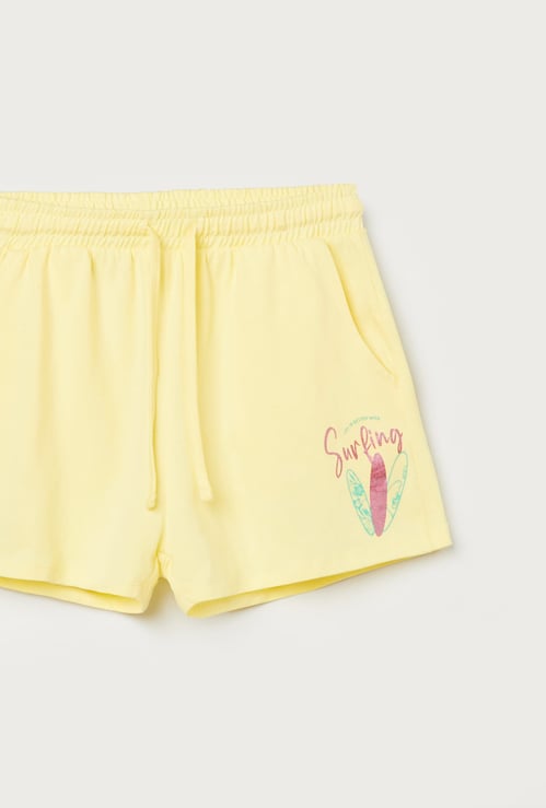 FAME FOREVER Girls Printed Shorts