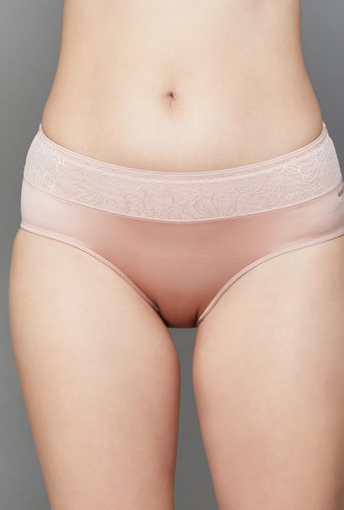 AMANTE Lace Detail Hipster Panties