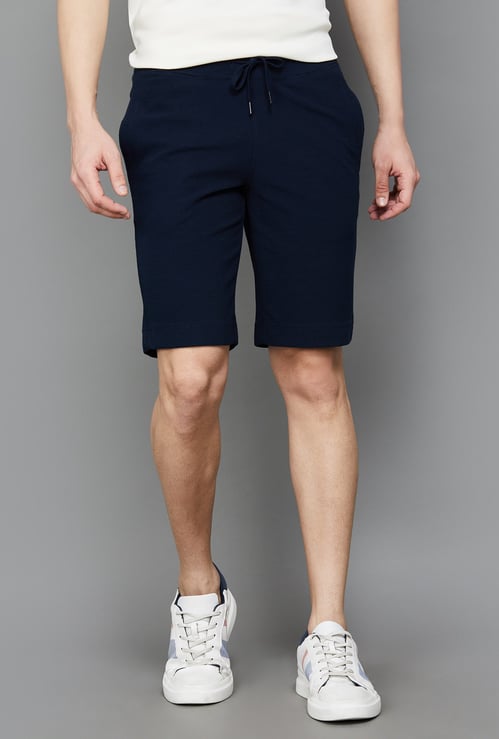 FAHRENHEIT Textured Shorts