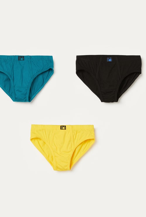 JOCKEY Boys Assorted Briefs - Pack of 3