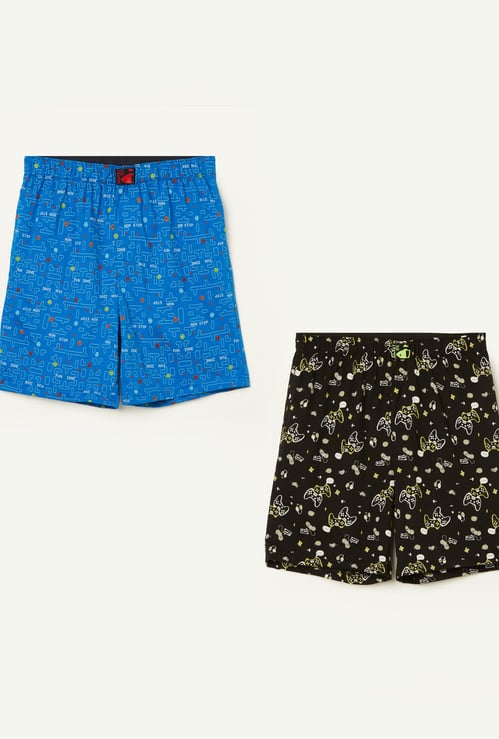 JOCKEY Boys Assorted Boxers - Pack of 2