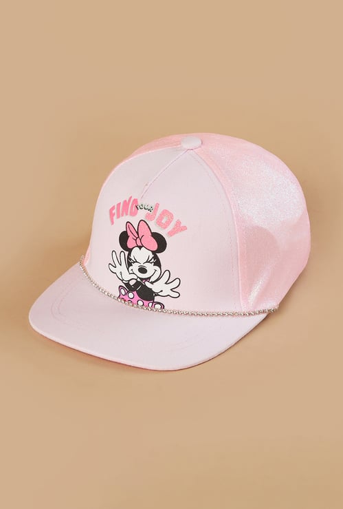 FAME FOREVER Minnie Mouse Print Baseball Cap