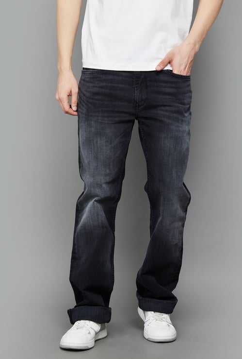 LEVI'S 527 Washed Slim Bootcut Jeans
