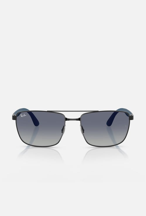RAY-BAN UV Protected Rectangle Sunglasses - 0RB3760I-002-4L-59