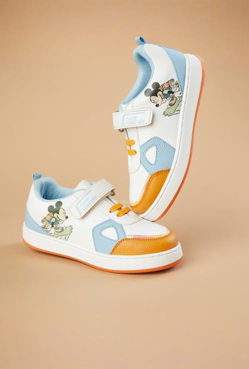 FAME FOREVER Boys Mickey Mouse Print Sneakers