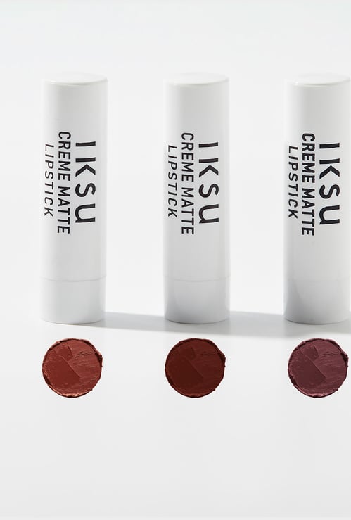 IKSU Suede Kiss Creme Matte Mini Lipstick Combo - Desert Rose - 1.2g each