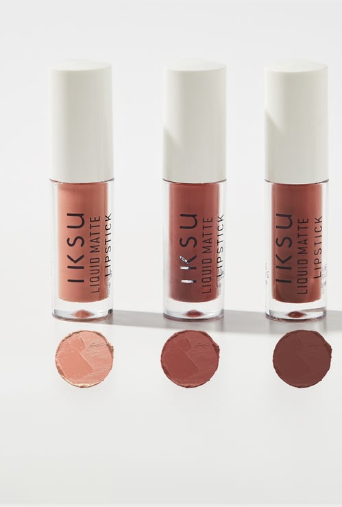 IKSU Matte In Love Mini Liquid Lipstick - Latte Love - 1.6ml each