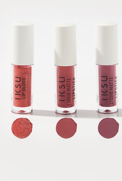 IKSU Petal Glow Liquid Matte Mini Lipgloss Combo - 1.6ml each