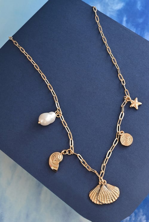 TONIQ Embellished Festoon Necklace