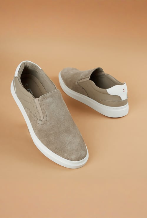 FORCA Panelled Slip-On Shoes