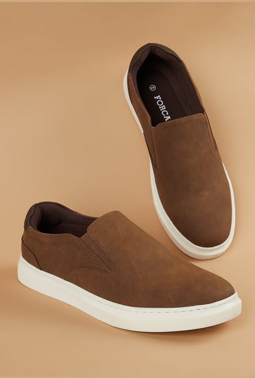 FORCA Panelled Slip-On Shoes