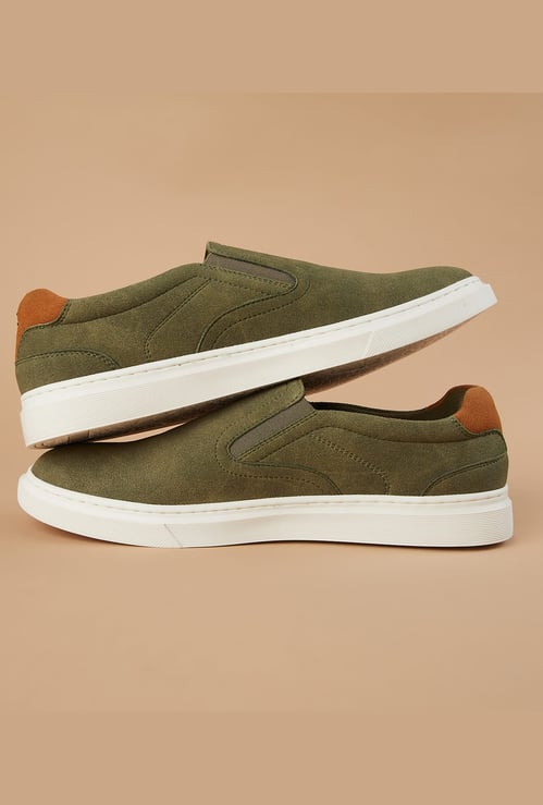 FORCA Panelled Slip-On Shoes