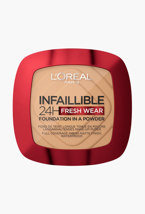 L'OREAL PARIS Infallible 24H Fresh Wear Powder Foundation - 260 Golden Sun - 9g