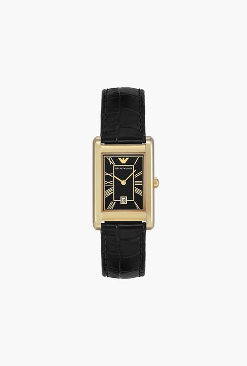 EMPORIO ARMANI Gino Analog Watch with Leather Strap - AR11666I