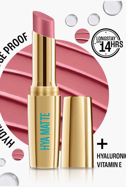 LAKME 9to5 Hya Matte Lipstick - Blush Business - 3.6g
