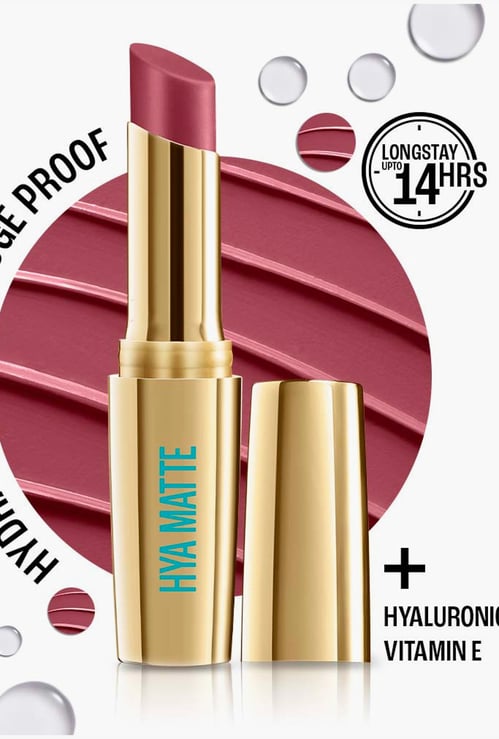 LAKME 9to5 Hya Matte Lipstick - Workday Rose - 3.6g