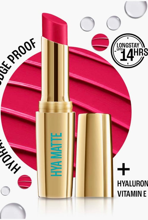 LAKME 9to5 Hya Matte Lipstick - Magenta Morning - 3.6g