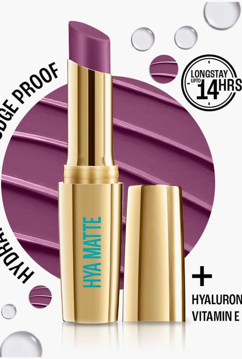 LAKME 9to5 Hya Matte Lipstick - Grape Goals - 3.6g