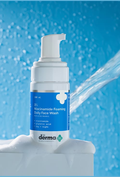 THE DERMA CO 3 Percent Niacinamide Foaming Face Wash - 100ml