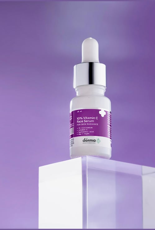 THE DERMA CO 10 Percent Vitamin C Face Serum - 10ml