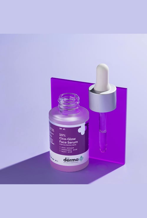 THE DERMA CO 10 Percent Cica-Glow Face Serum - 30ml