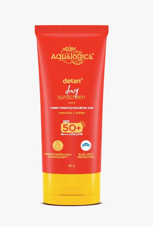 AQUALOGICA SPF 50+ Detan And Dewy Sunscreen - 80g