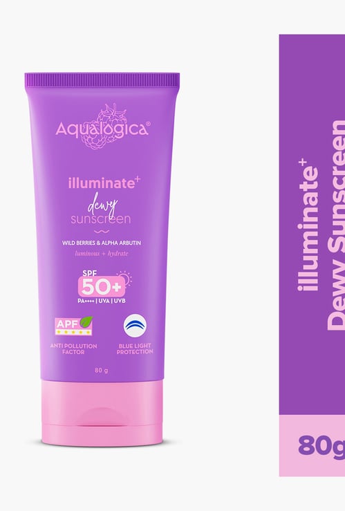 AQUALOGICA Illuminate And Dewy Sunscreen - 80g