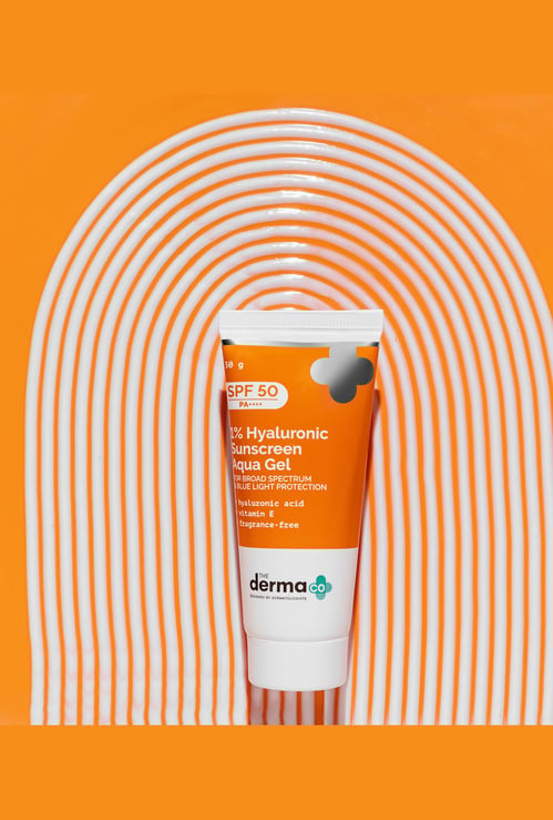 THE DERMA CO 1 Percent Hyaluronic Sunscreen Aqua Gel - 30g