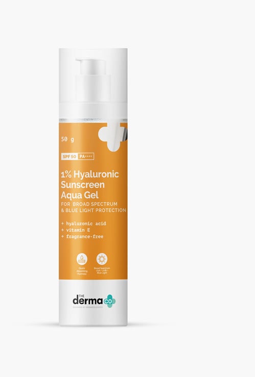 THE DERMA CO 1 Percent Hyaluronic Sunscreen Aqua Gel - 50g