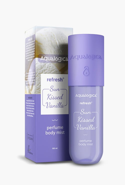 AQUALOGICA Refresh Plus Perfume Body Mist - Sun Kissed Vanilla - 150ml