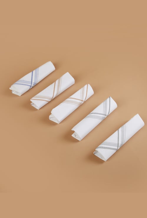 CODE Striped Handkerchief - Pack of 5