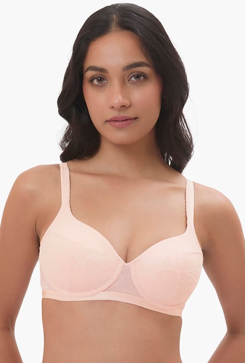 TRIUMPH Lace Textured Padded Non-Wired Everyday Bra