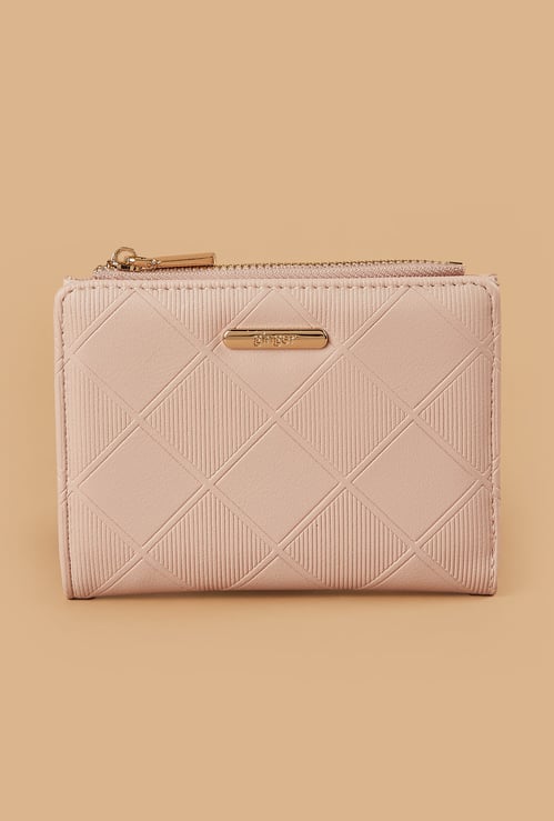 GINGER Textured Bi-Fold Wallet