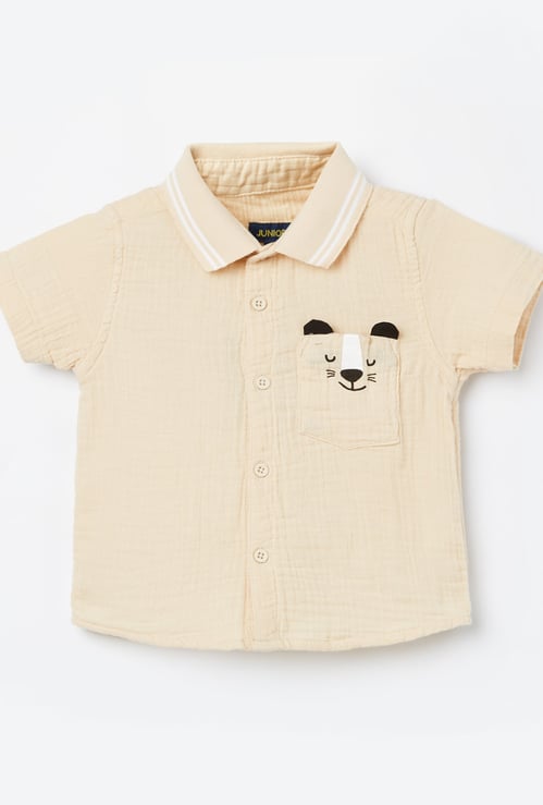 JUNIORS Boys Applique Shirt
