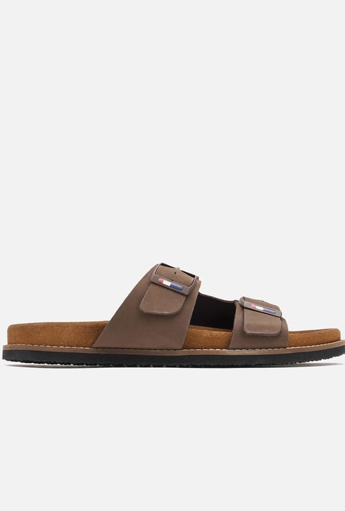 U.S. POLO ASSN. Leather Buckled Sandals