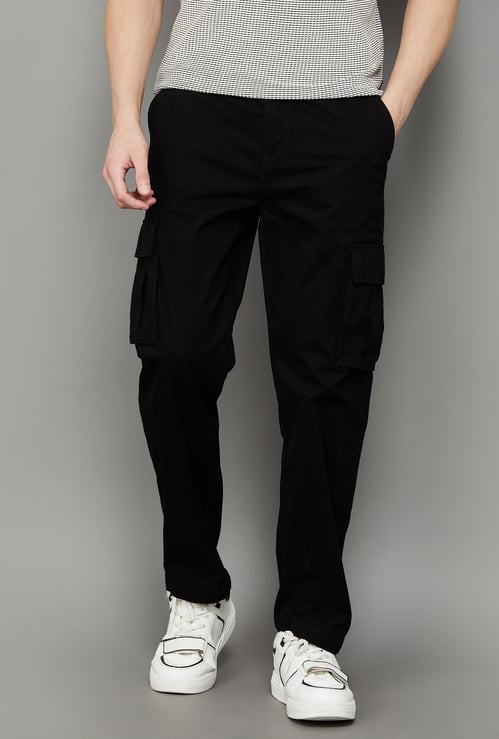 PEPE JEANS Solid Regular Fit Cargos