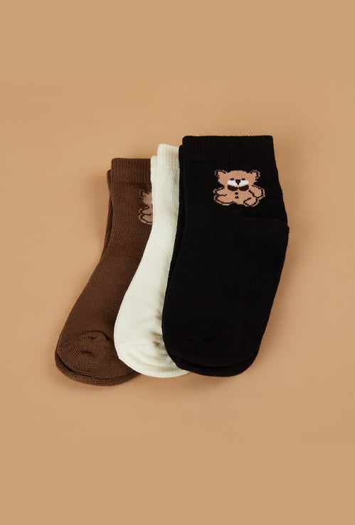 FAME FOREVER Knit Socks - Pack of 3