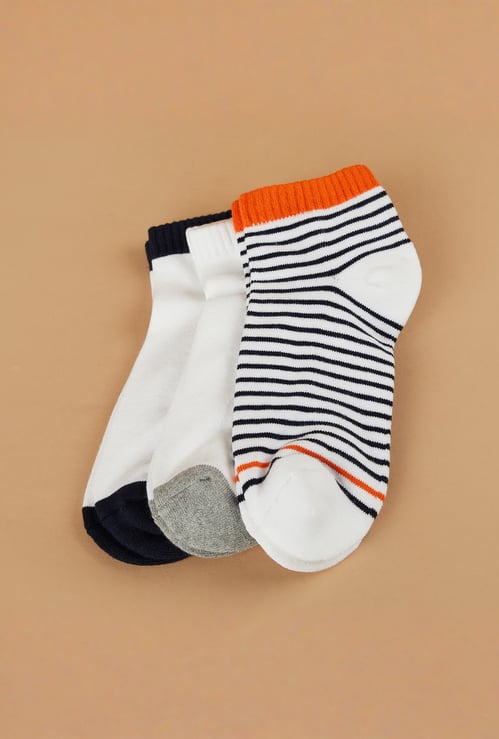 FAME FOREVER Colourblock Knit Socks - Pack of 3