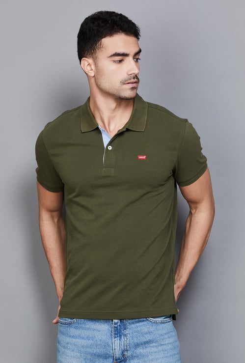 LEVI'S Solid Polo T-shirt