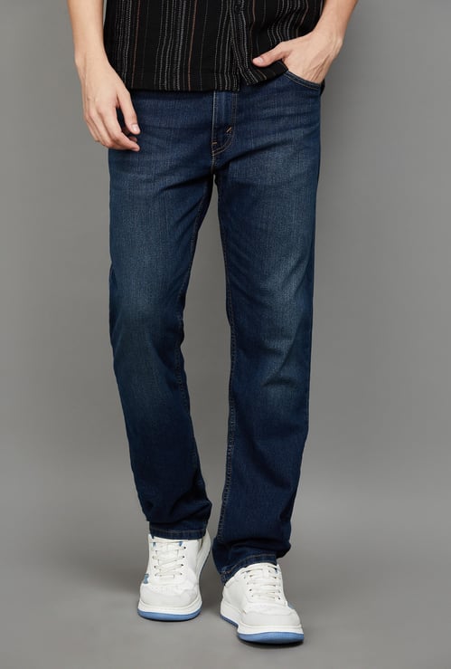 LEVI'S 513 Washed Slim Straight Jeans