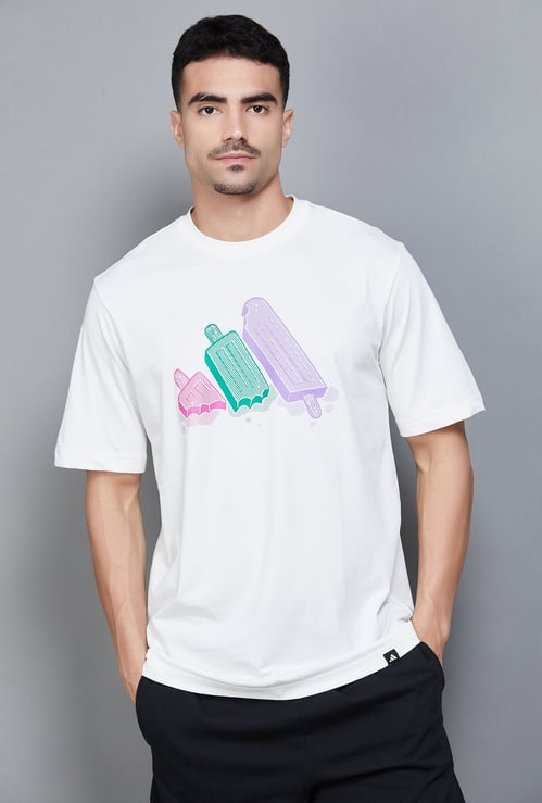 ADIDAS Graphic Print Oversized T-shirt