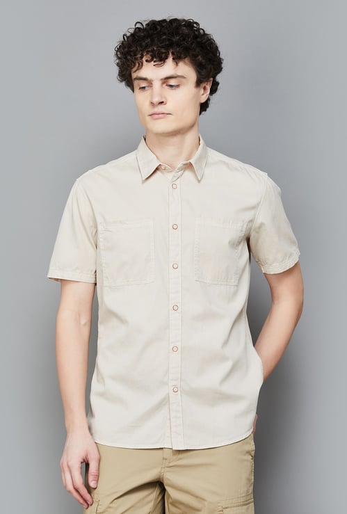 PEPE JEANS Solid Regular Fit Shirt