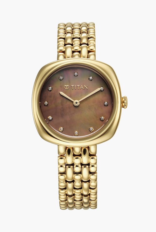 TITAN Aura Embellished Analog Watch - NT95241YM01