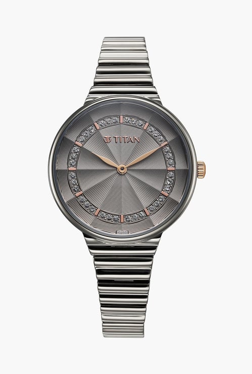 TITAN Aura Embellished Analog Watch - NT95245KM02