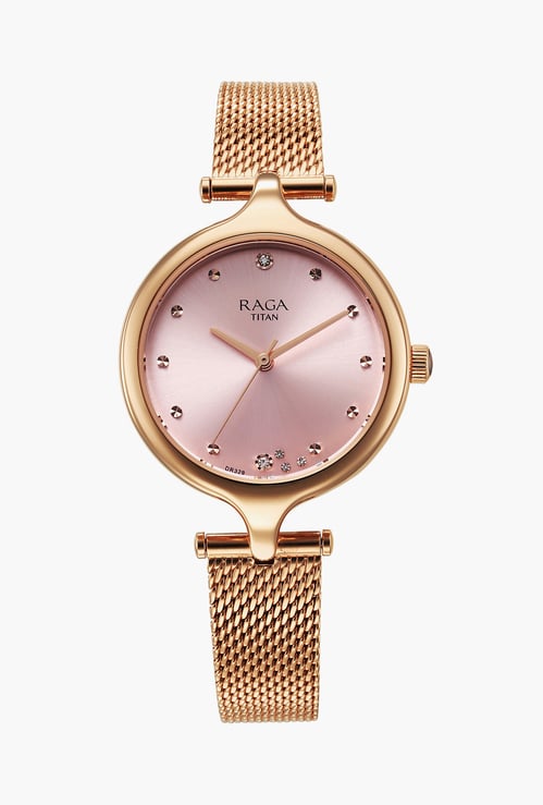 TITAN Raga Showstopper Embellished Analog Watch - NT95268WM01